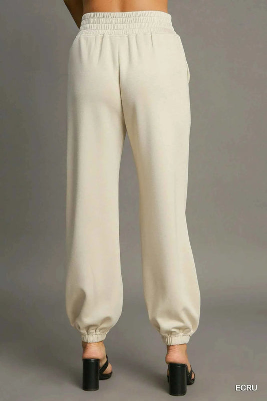 Umgee Drawstring Jogger Pants with Front Seam Detail 0cd48649-3f63-4cde-b078-85eeacca1d97-Max-Origin