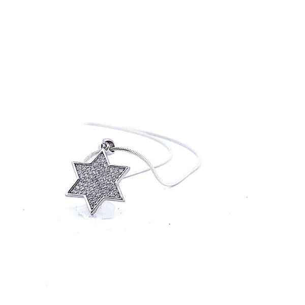 925 Sterling Silver Framed Star of David Necklace 0cd561c2-390f-4dd0-88a1-18a6fef3881c