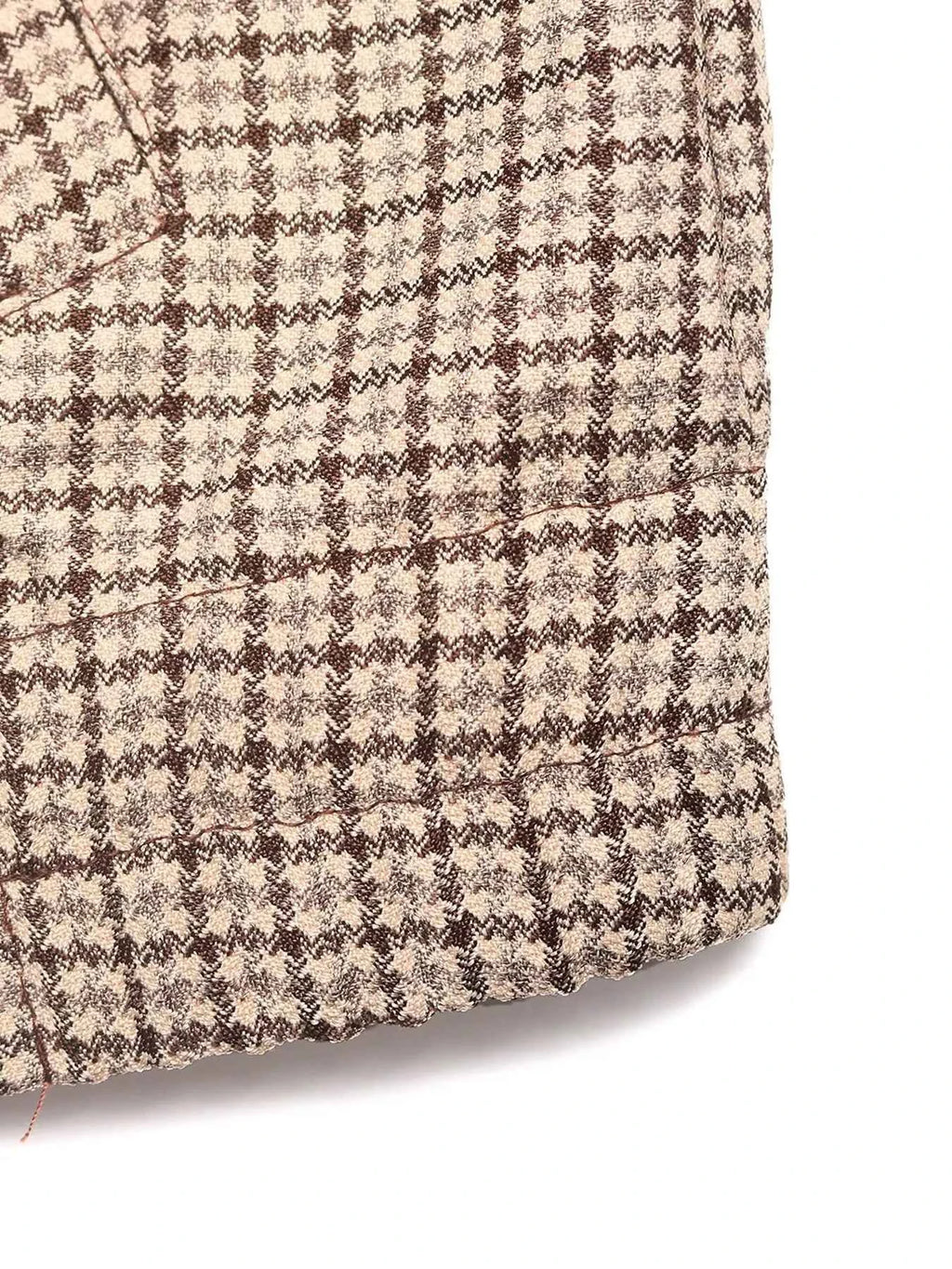 Plaid Zip Up Long Sleeve Jacket 0cf6e911e3ea4374812b6c416898e001-Max-Origin