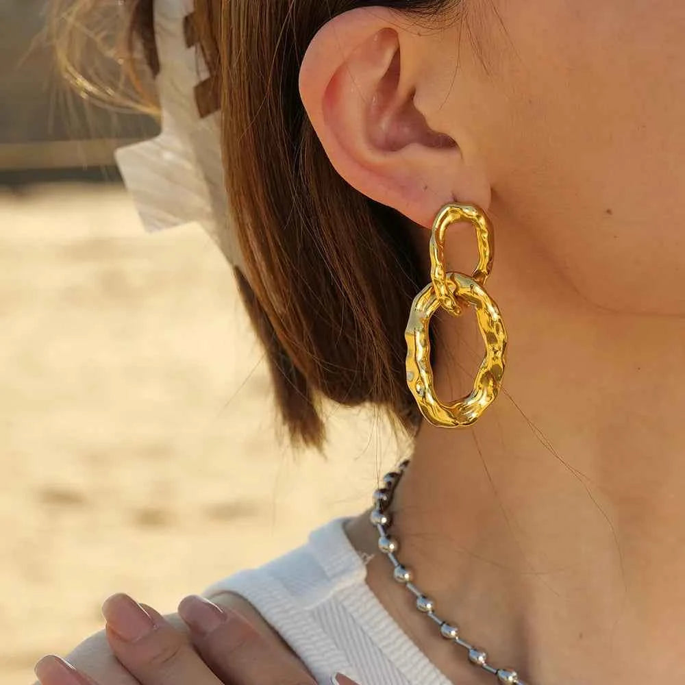 18K Gold-Plated Stainless Steel Drop Earrings 0d3e35ea-51f6-4081-b293-c1cbe39cabca-Max-Origin