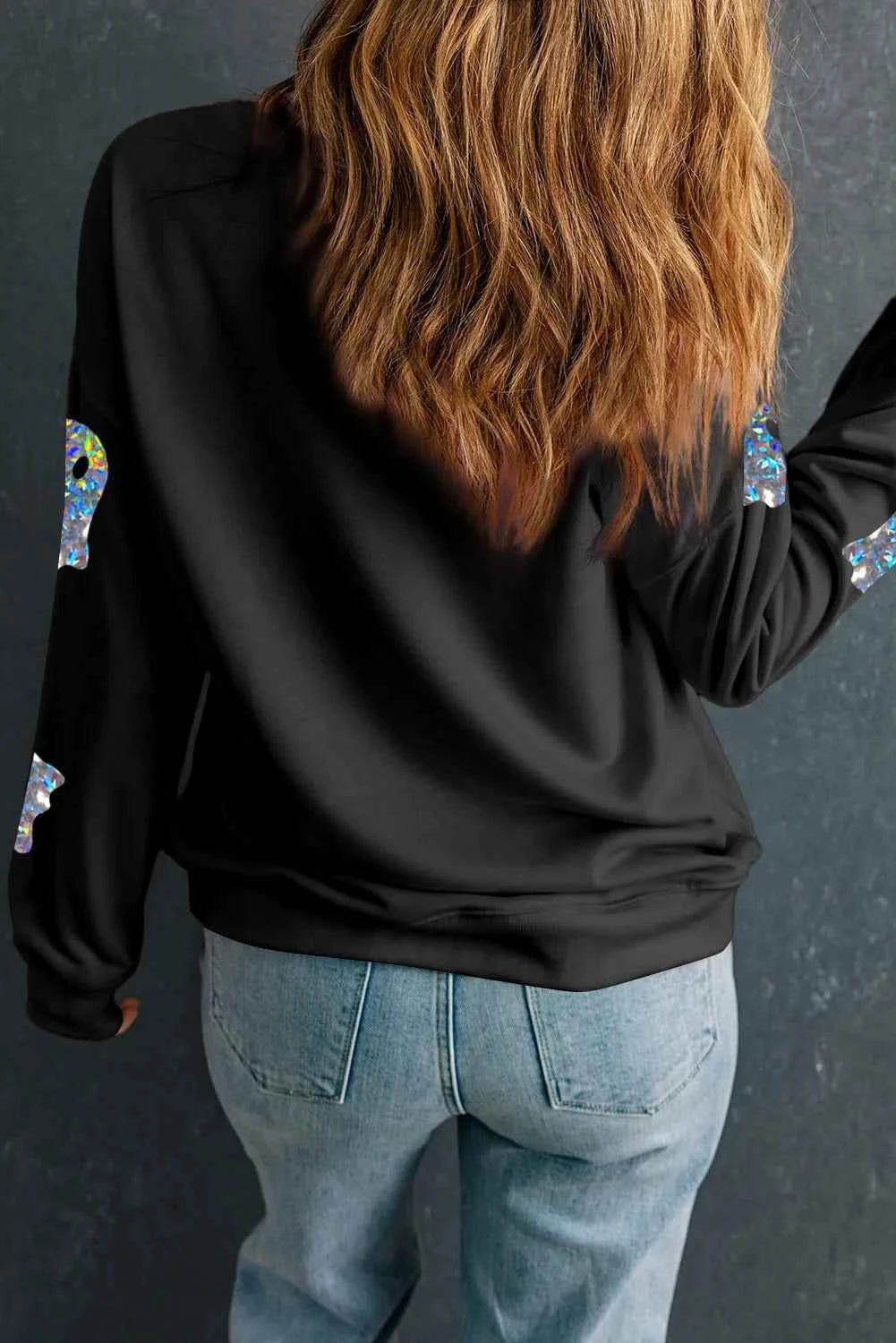 Ghost Round Neck Long Sleeve Sweatshirt 0d46a01d-806f-4f5e-a2c0-4369d254bb90-Max