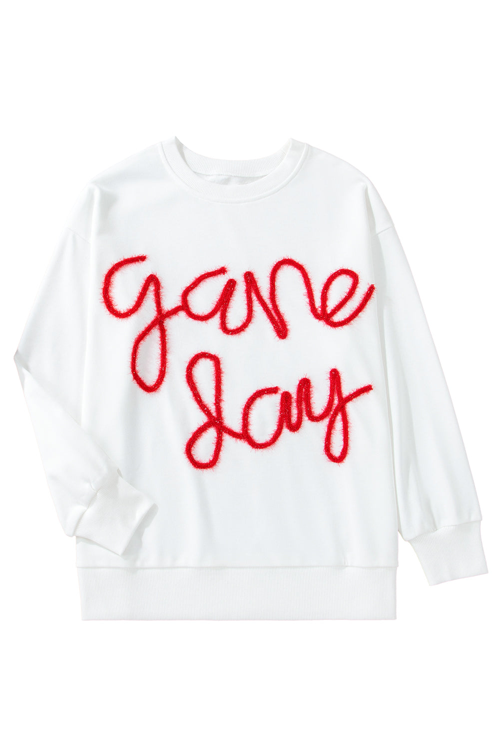 Black Tinsel Game Day Drop Shoulder Sweatshirt 0d4de3e5344e1b5e