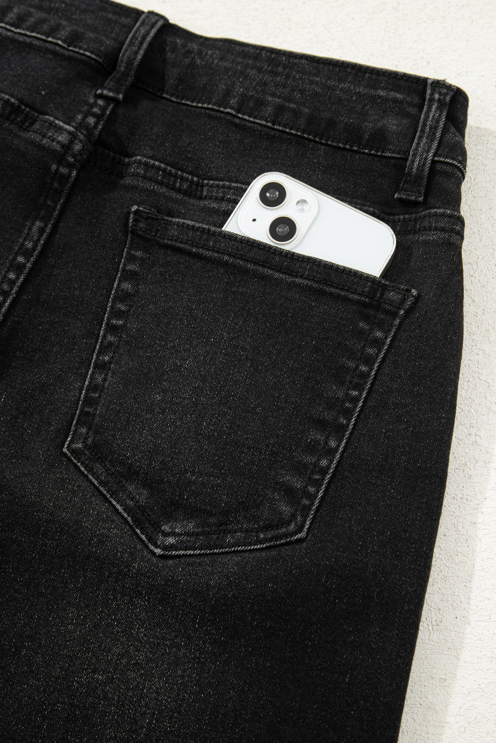 Gray Raw Hem Straight Leg Loose High Waist Jeans 0d4f426f7b02b7d4