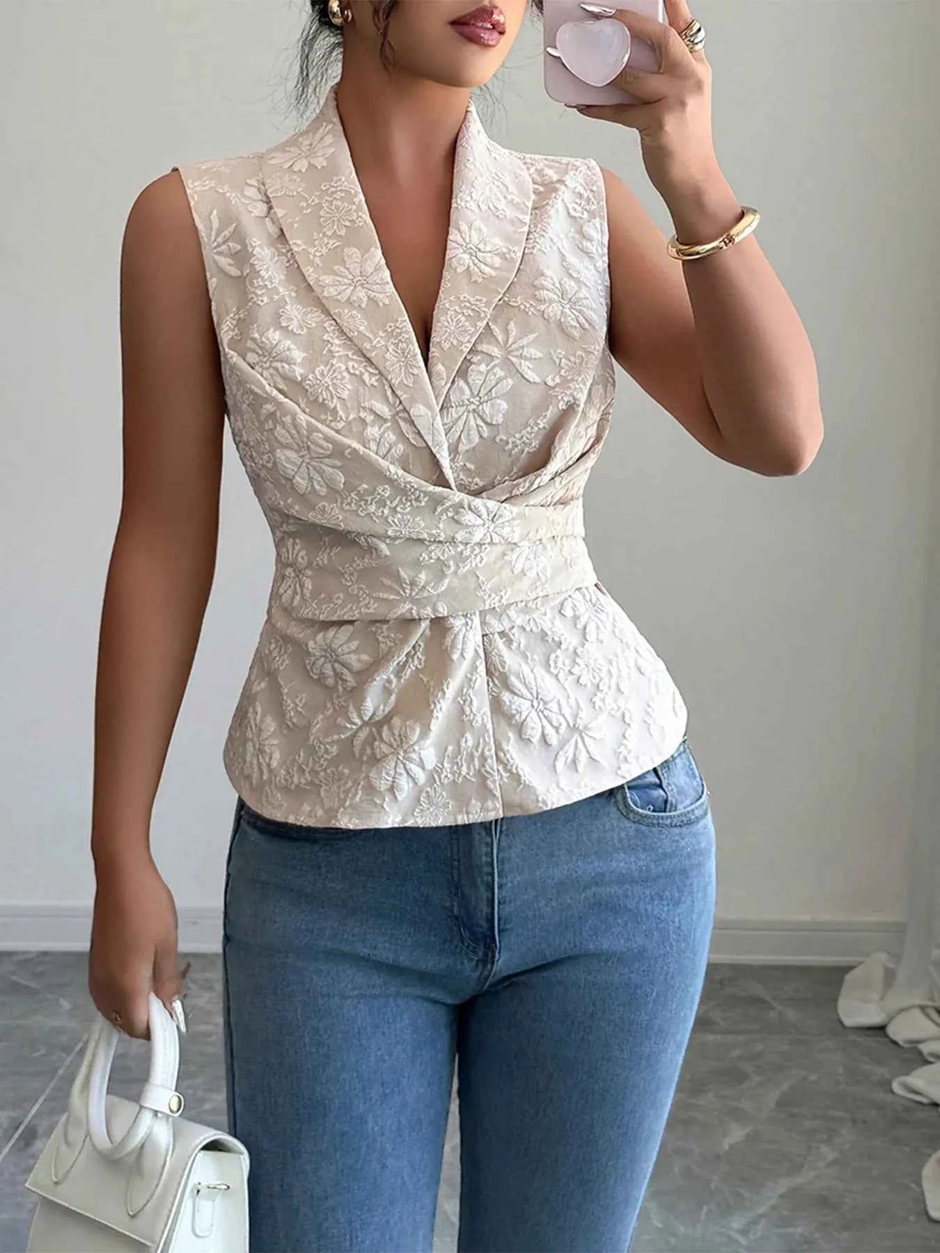 Tie Waist Wrap Tank Top 0d904c54b363421385766df2c1d1158d-Max-Origin