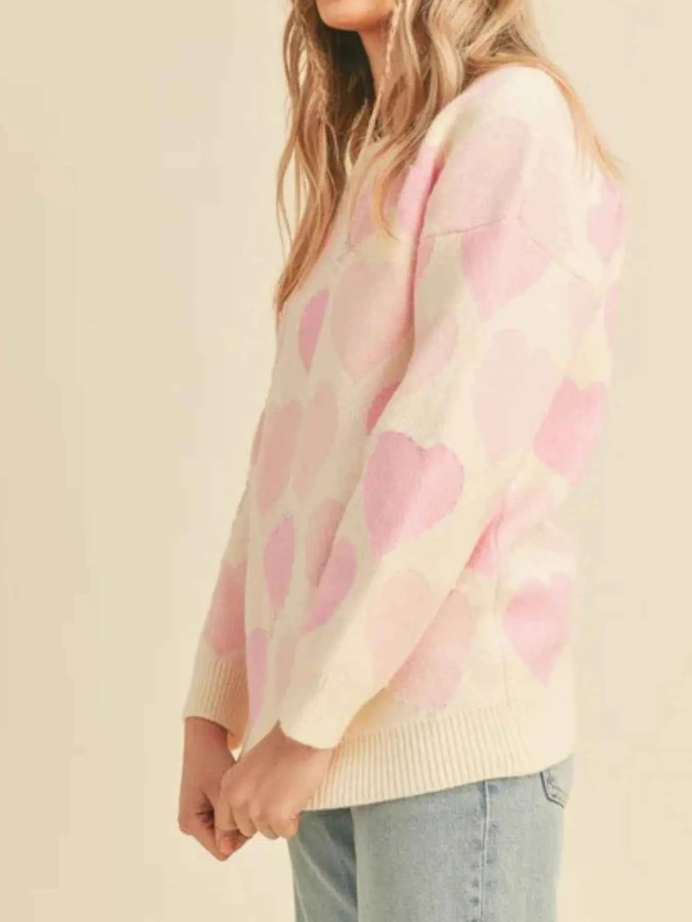 Heart Ribbed Hem Long Sleeve Sweater 0d9948a6-6d8c-4d04-9b58-12387cbaa645-Max-Origin
