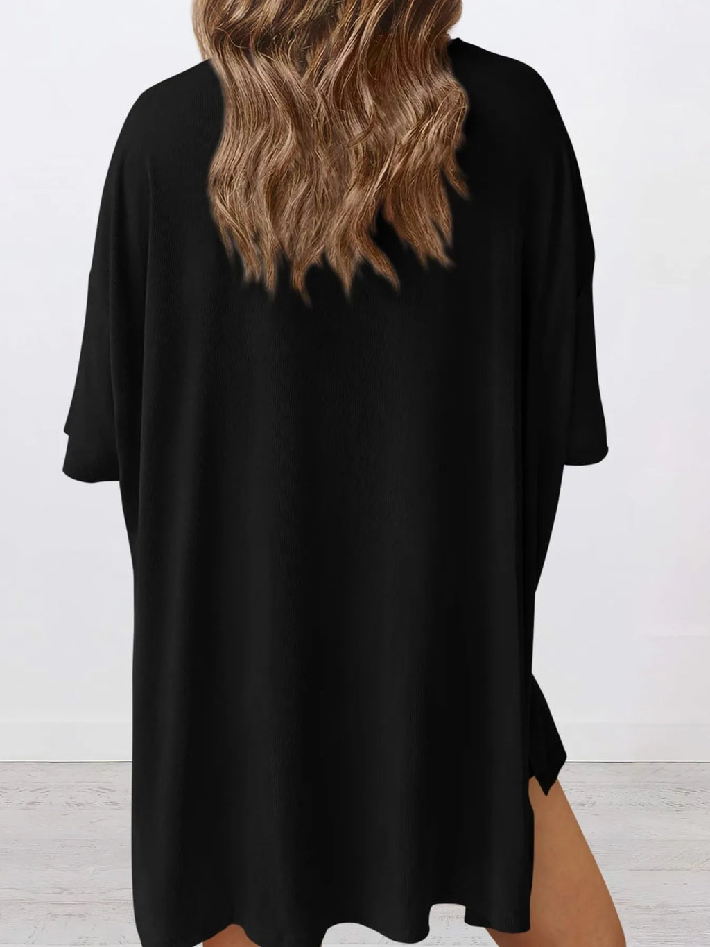 Full Size Oversized Slit Round Neck Top and Shorts Lounge Set Plus Size 0da79d3a9e794199b35fbd4f0fac0c53-Max-Origin