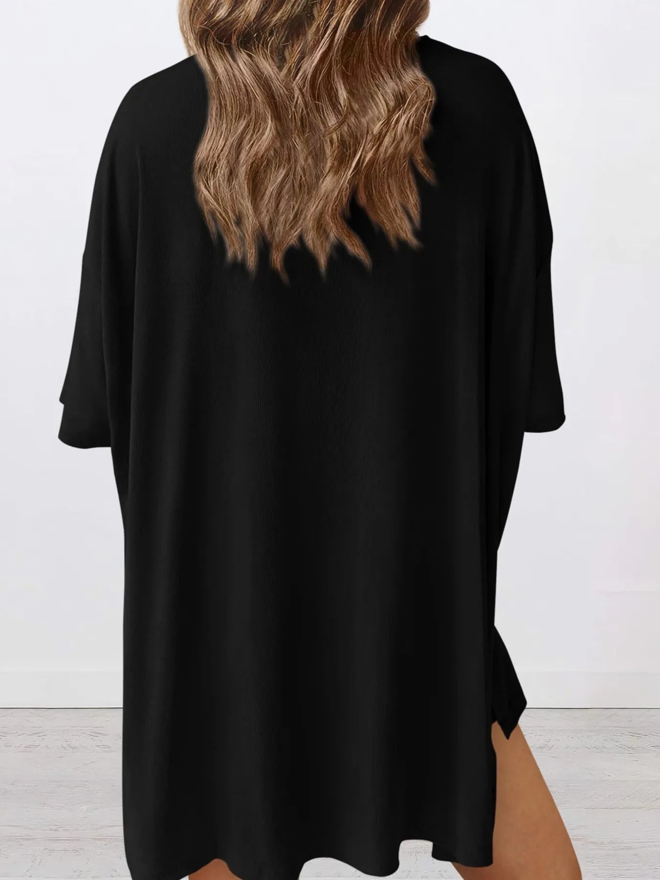 Full Size Oversized Slit Round Neck Top and Shorts Lounge Set Plus Size 0da79d3a9e794199b35fbd4f0fac0c53-Max-Origin