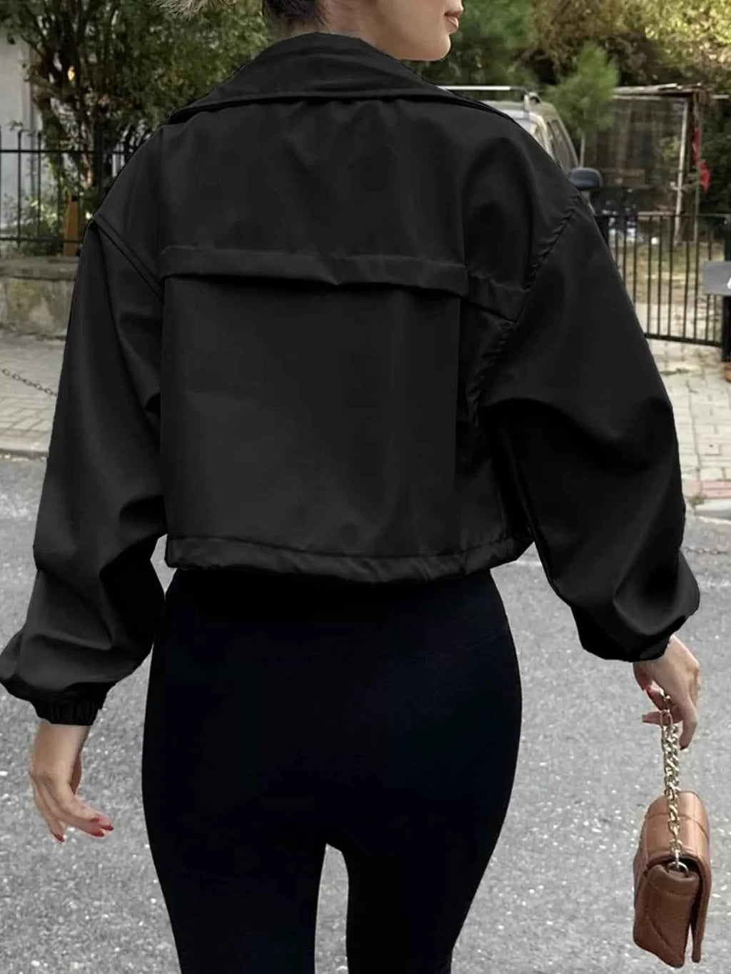 Drawstring Hem Zip Up Jacket 0dcf067a9798403cb8ccefd5c035532c-Max-Origin
