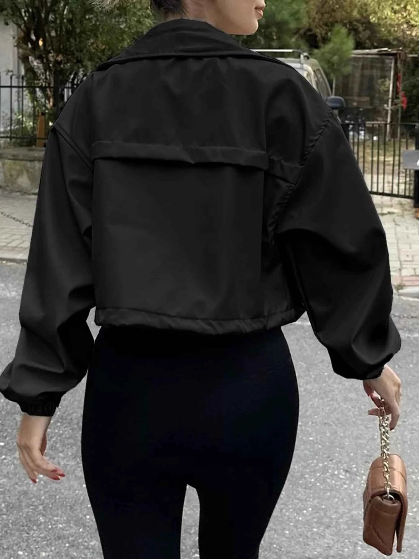 Drawstring Hem Zip Up Jacket 0dcf067a9798403cb8ccefd5c035532c-Max-Origin