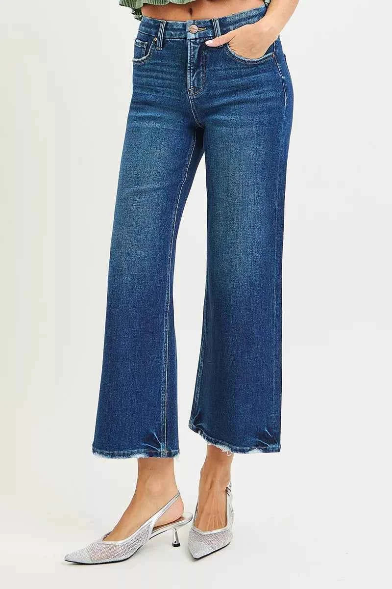 RISEN Tummy Control 4 Way Stretch High Rise Crop Wide Leg Jeans 0dd84c18dd574da49fe4f13b1c7708d1-Max-Origin