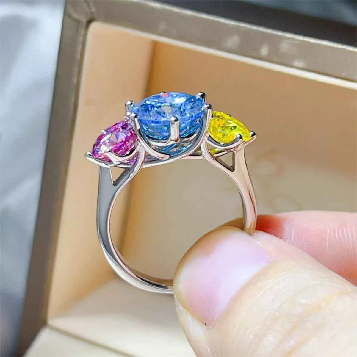 5 Carat Moissanite 925 Sterling Silver Ring 0ddace04-fb76-4a44-8533-0d690b344bf0-Max-Origin