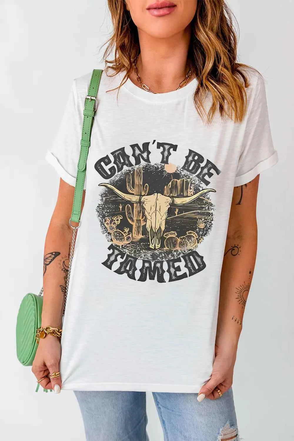 Graphic Round Neck Short Sleeve T-Shirt 0de14068-6e26-4ead-a140-935143ce7d28-Max