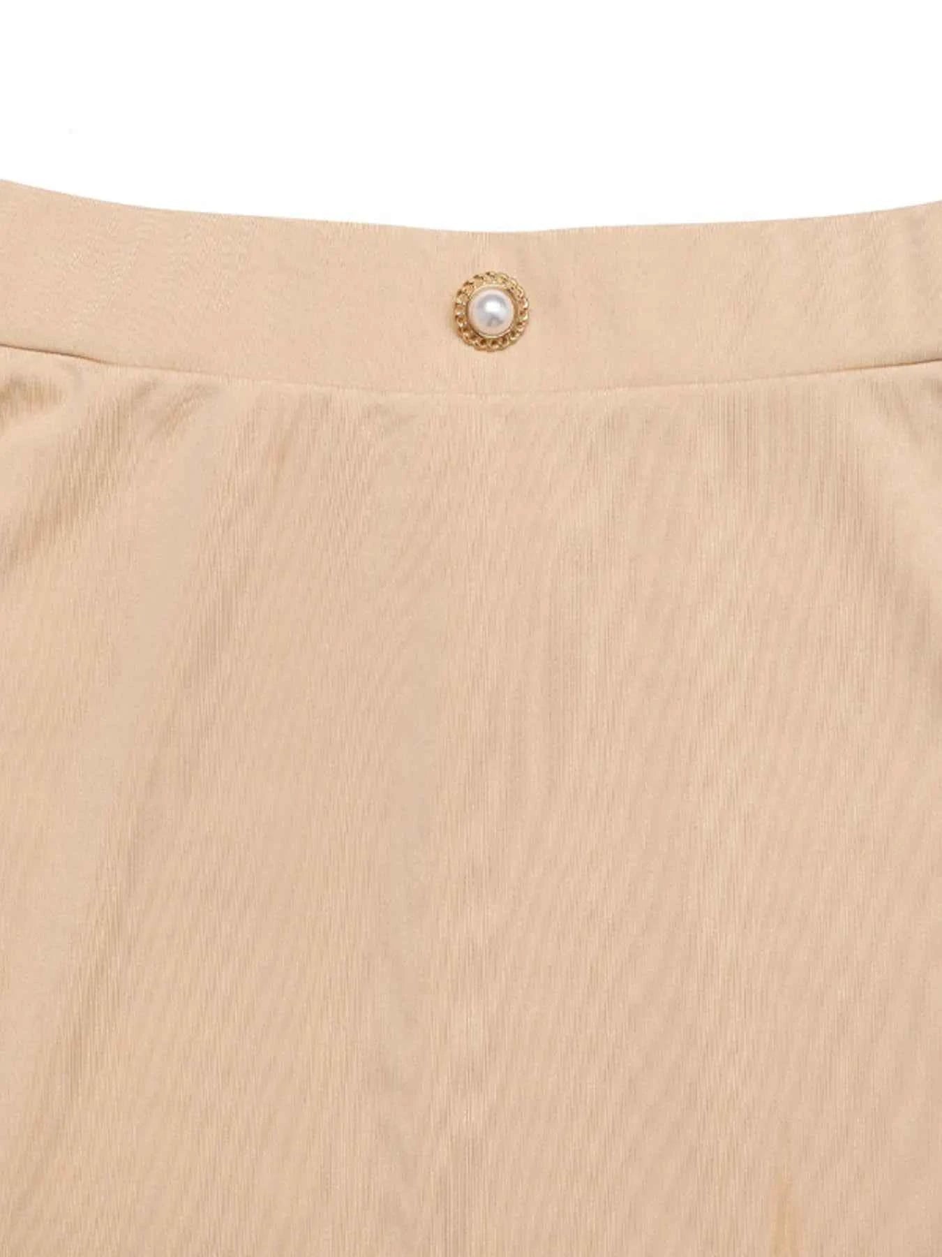 Layered Midi Skirt with Contrast Hem Detail 0de3cfb961e6465a948d7dcd7c4691ef-Max-Origin