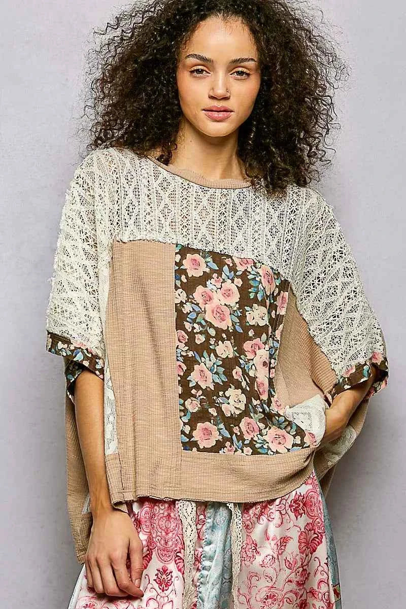 POL Floral Patchwork Lace Accent Blouse 0de409a5-5f32-4a0d-8fa4-fb7ff308afb0-Max-Origin
