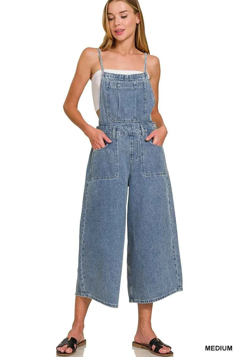 Zenana Denim Medium Washed Wide Leg Overalls 0de78a512963410ebb63b78571ef0025-Max-Origin