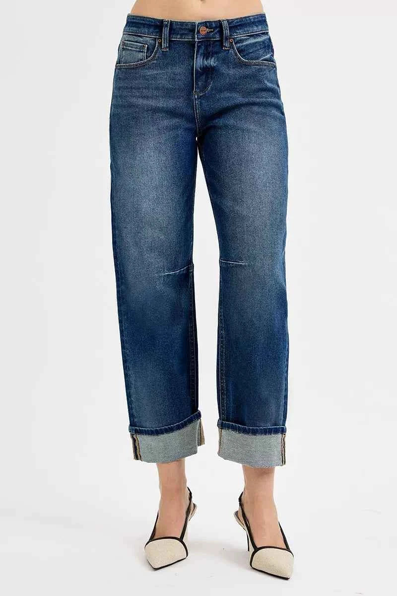 RISEN Slouchy Crop Barrel Cuffed Jeans 0e046b19-ad9d-4d2c-97d3-c7bace8c4f1b-Max-Origin
