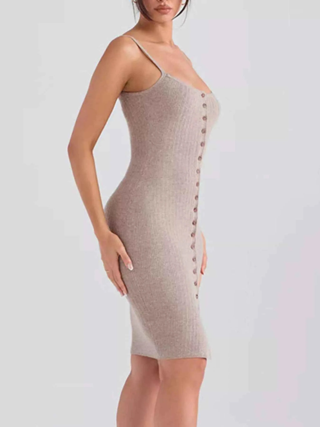 Ribbed Button-Front Bodycon Sweater Dress 0e1940c5-ce3d-463f-9a34-d66513c94a38-Max-Origin