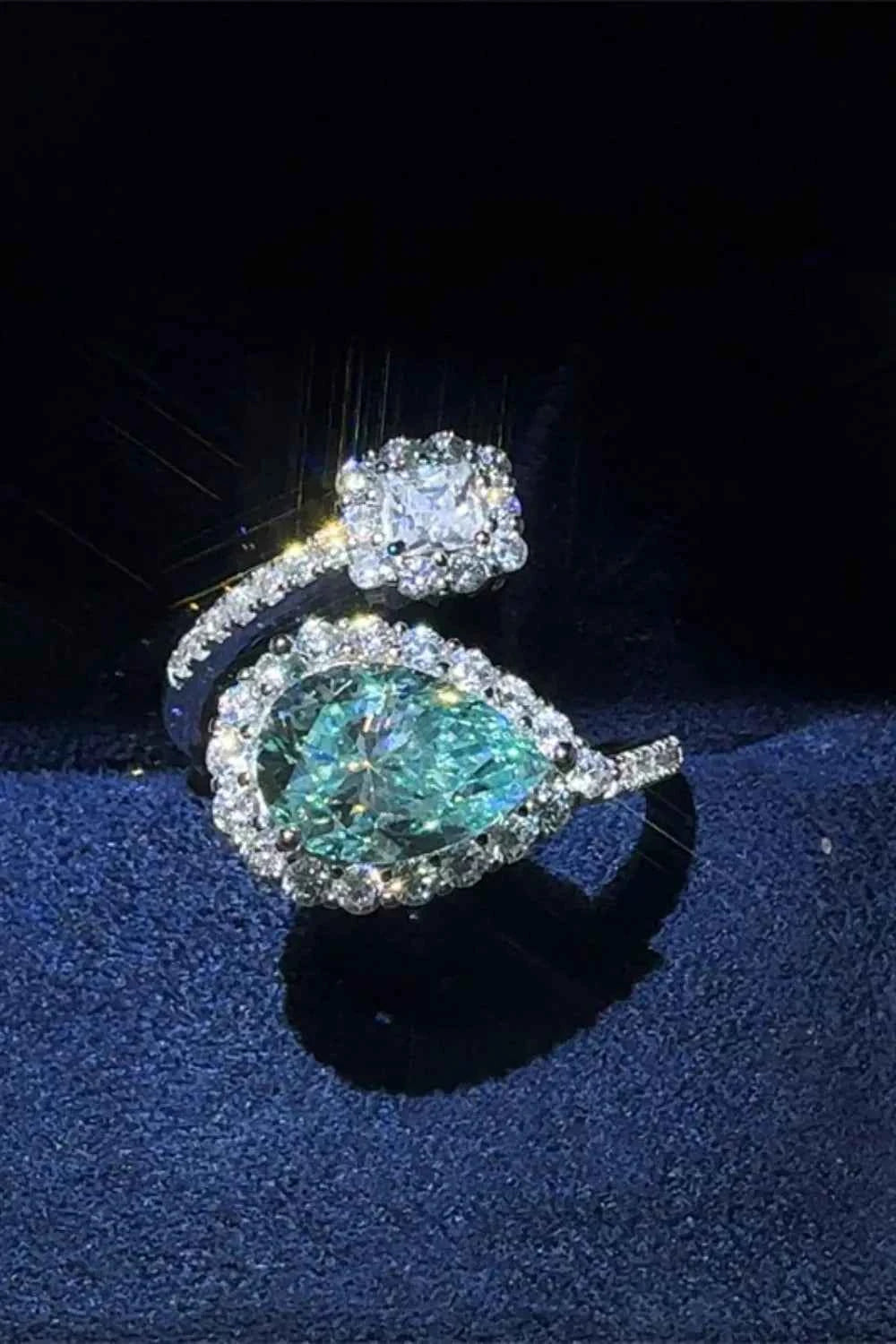 2 Carat Moissanite 925 Sterling Silver Bypass Ring 0e3150e2-3155-4f85-948f-aa04be9e3b3e-Max