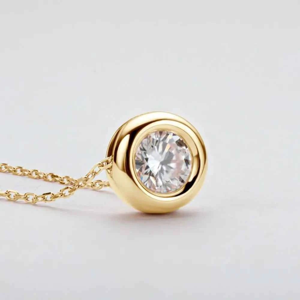 1 Carat Moissanite 925 Sterling Silver Necklace 0e459789-8422-425d-9807-2fa857e4be6b-Max