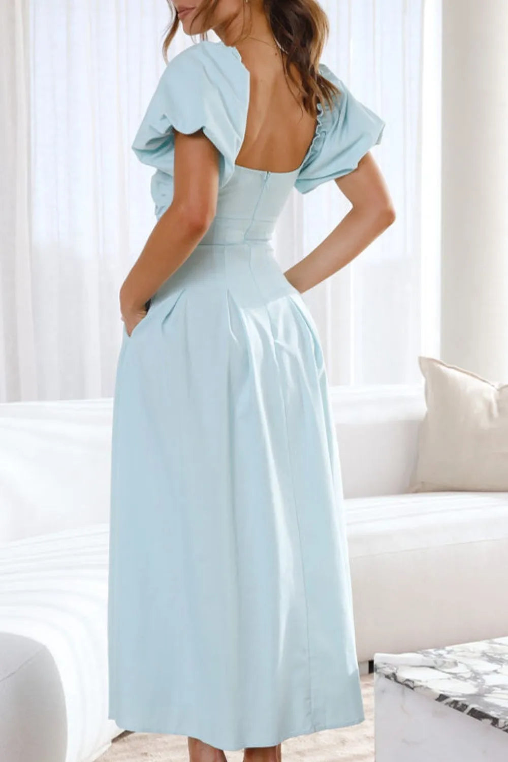 Sweetheart Neck Puff Sleeve Dress 0e516d04-236c-4c75-96f7-3879f11cba51-Max-Origin