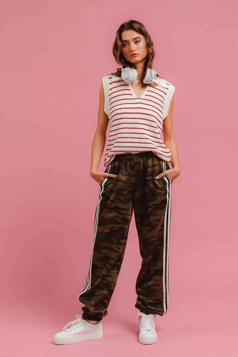 BiBi Side Lines Camouflage Track Pants 0e5853978ab7400e9670e6722949e8df-Max-Origin