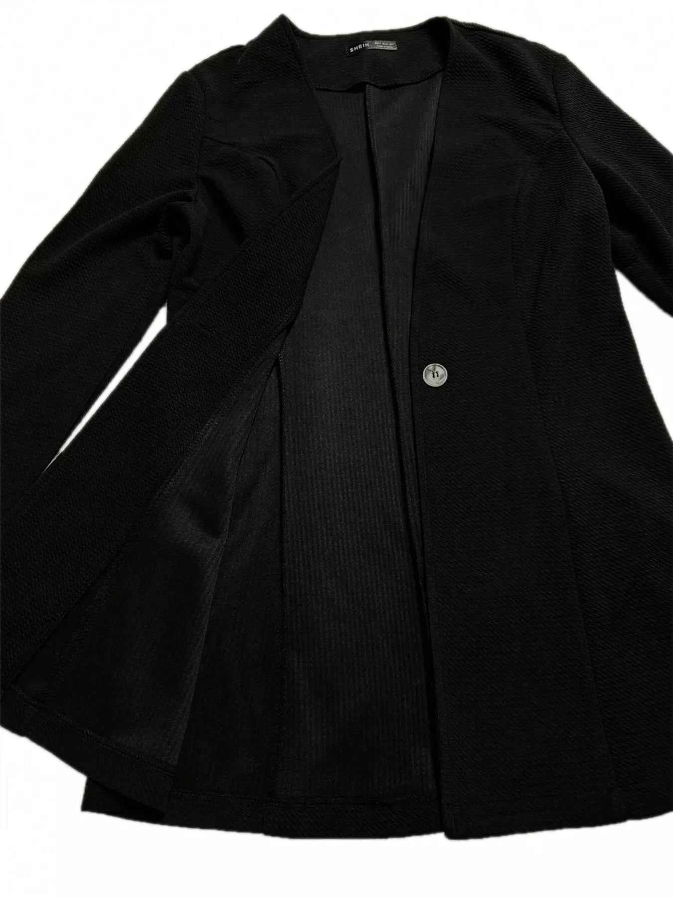 One Button Long Sleeve Blazer 0e719d17b86f4fcf92285408ee3b3d26-Max-Origin