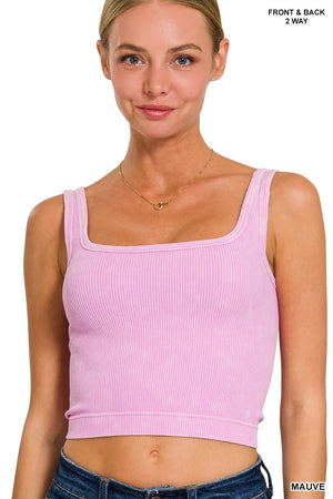 2 Way Neckline Washed Ribbed Seamless Tank Top MAUVE 0e75ab5d5348490aae76c1bc3268469a-Max-Origin