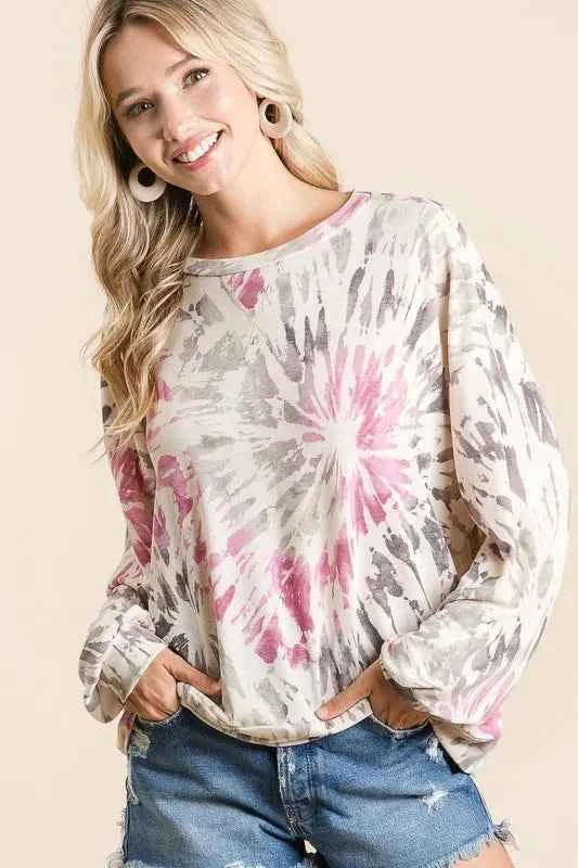 Tie Dye Print Terry Pull Over 0e89d6b0f2f34b7cbf3132df1072ef39-Max-Origin