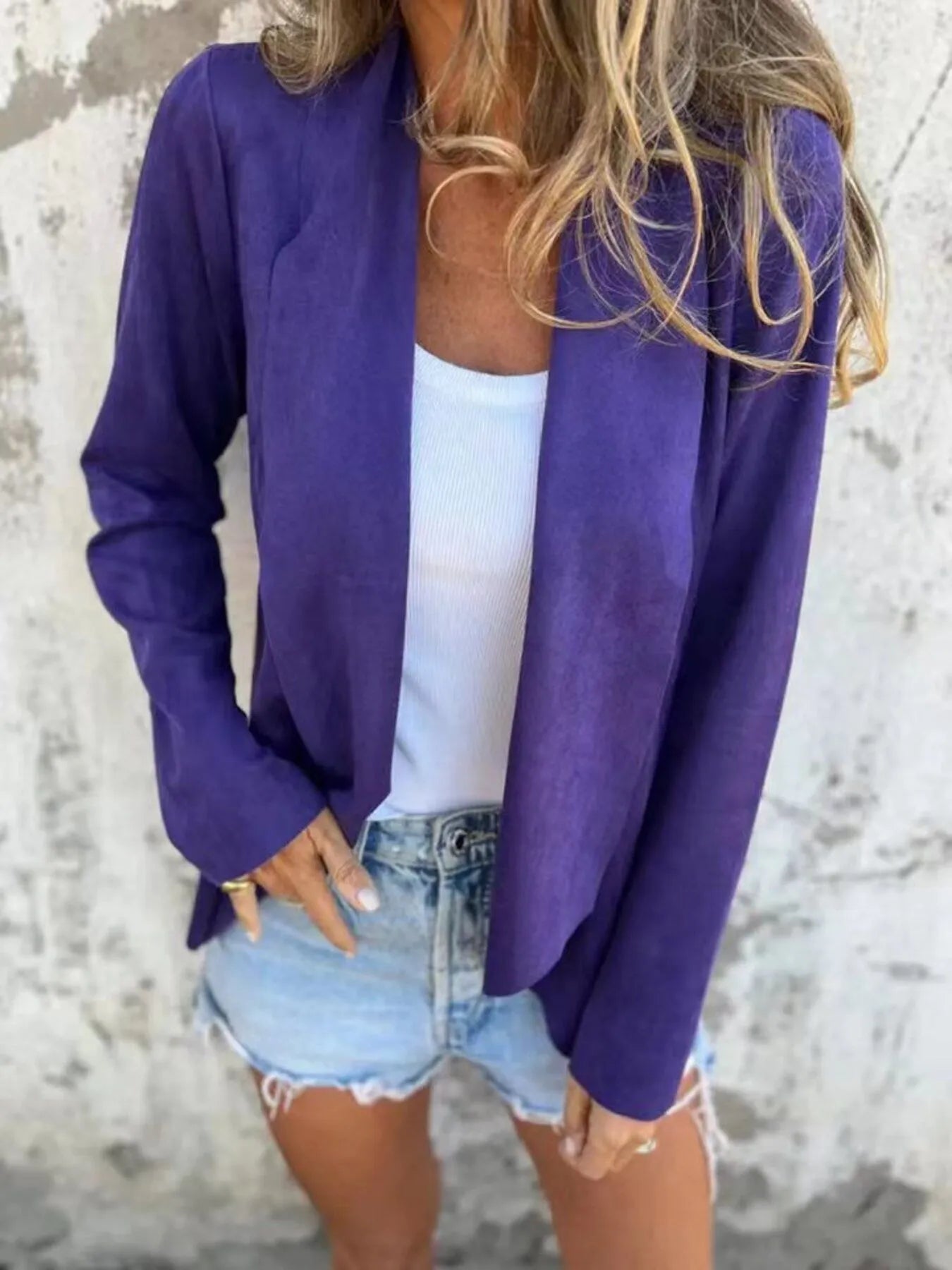 Full Size Open Front Casual Cardigan Plus Size Dark Purple 0e8c4bc7-e16b-4a80-a2f4-ce30207e4ce1-Max-Origin