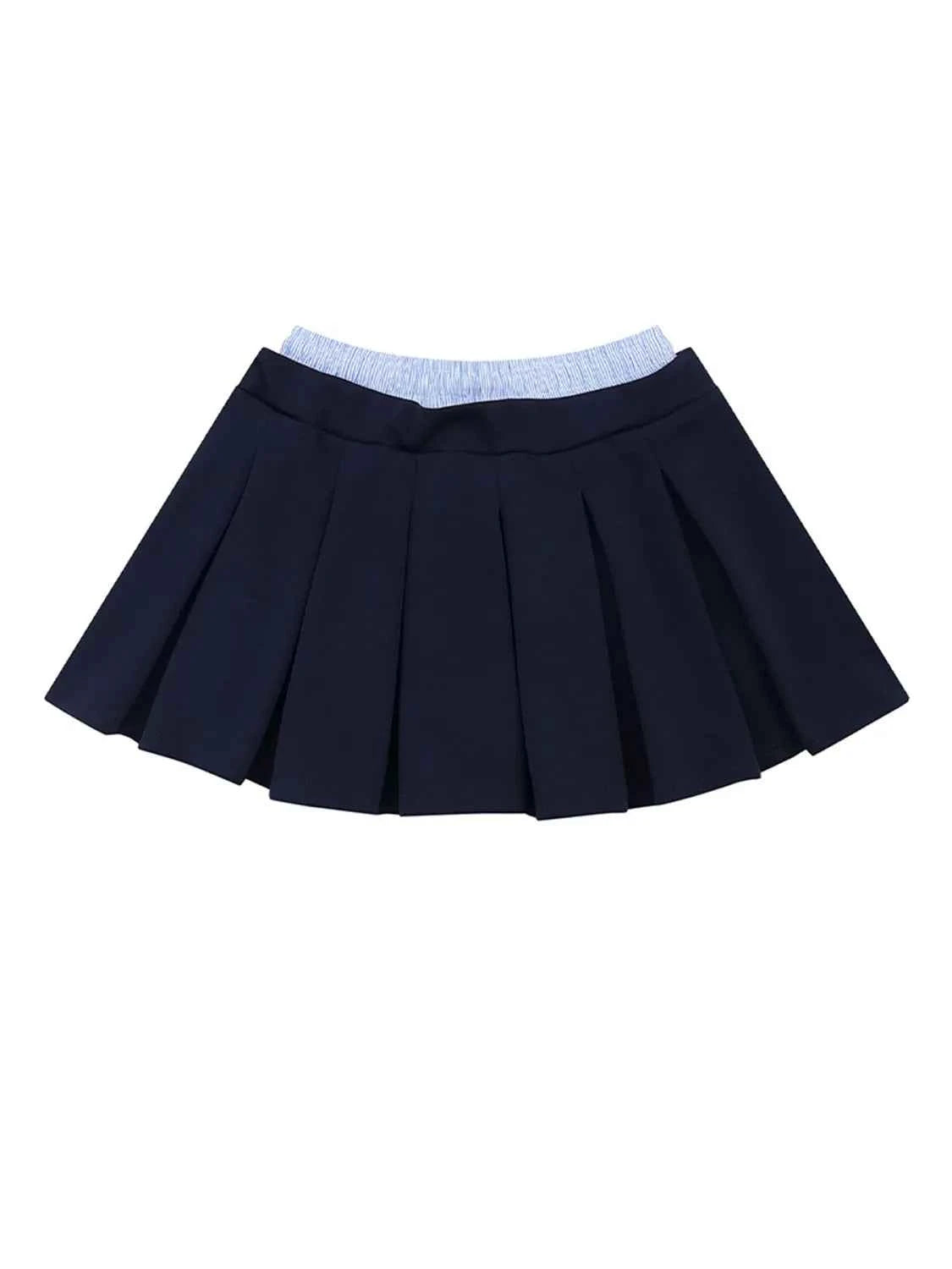 Drawstring Pleated Mini Skirt 0e9429d9-e18d-41c8-a6bd-a790306587ac-Max-Origin