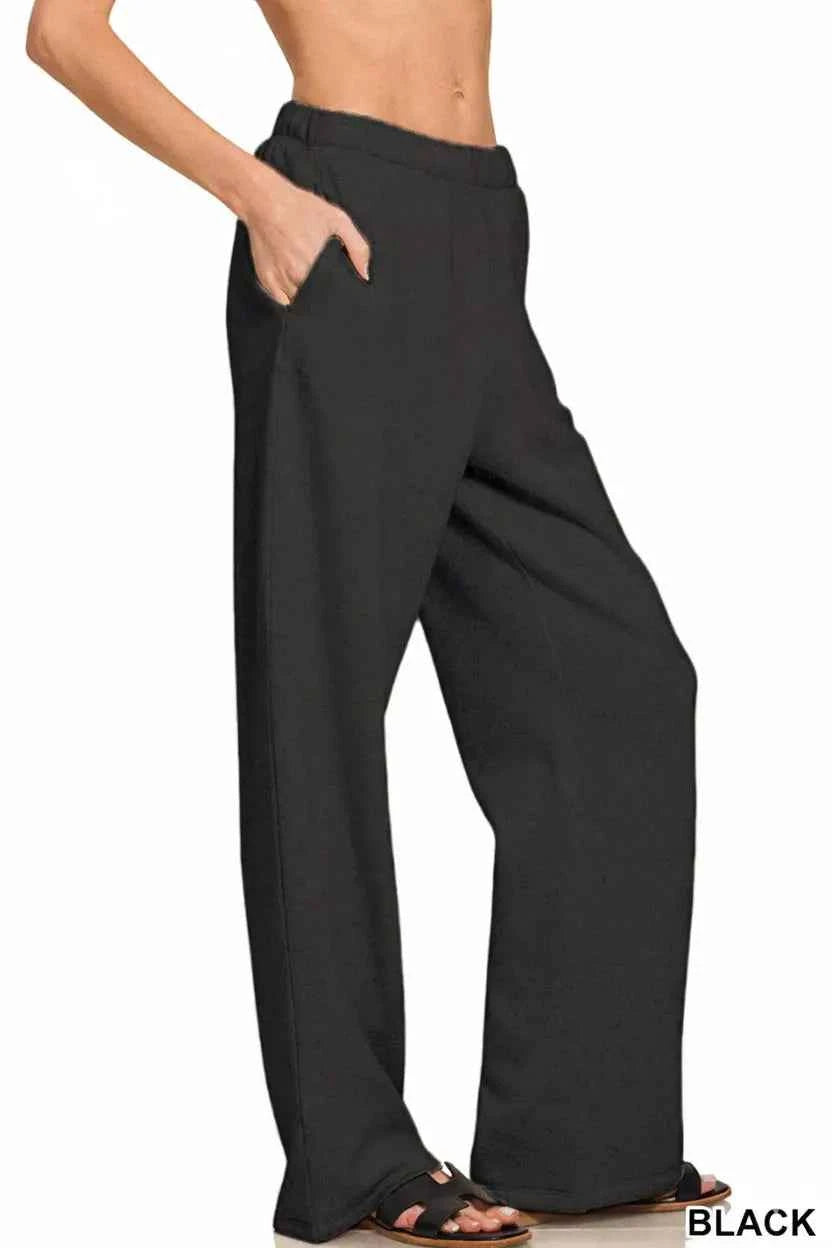 Zenana Fleece Sweatpant with Pockets 0ea05754-c36c-46de-a768-068f92bfdc3a-Max-Origin