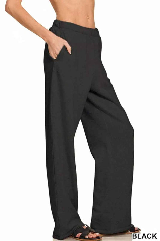 Zenana Fleece Sweatpant with Pockets 0ea05754-c36c-46de-a768-068f92bfdc3a-Max-Origin