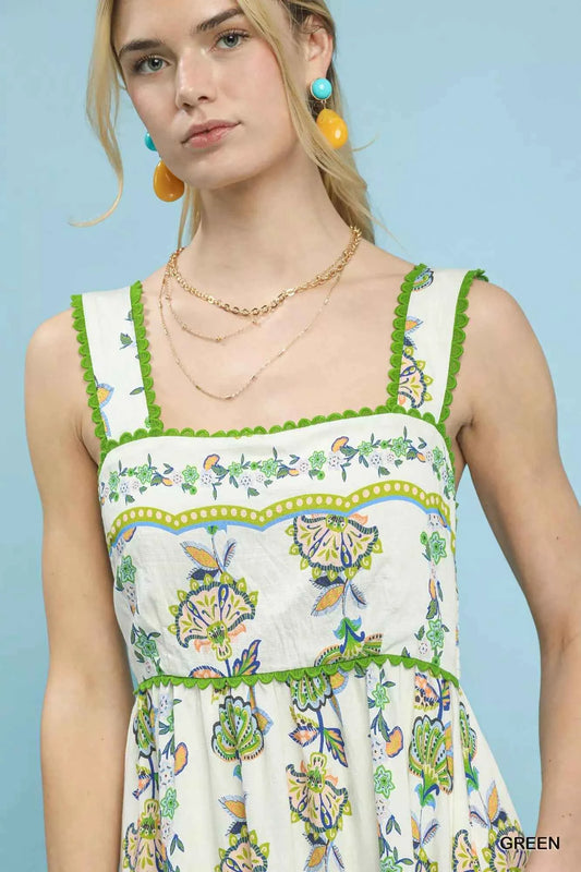 Floral Print Tiered Midi Dress 0ea97dc0-4ae0-49ab-b3c9-8724c6ebf273-Max-Origin