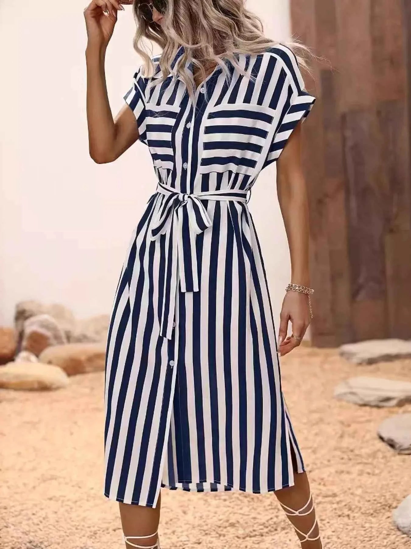 Striped Button Front Shirt Dress 0eb856e183d3429dbb37cef8dcd45e85-Max-Origin