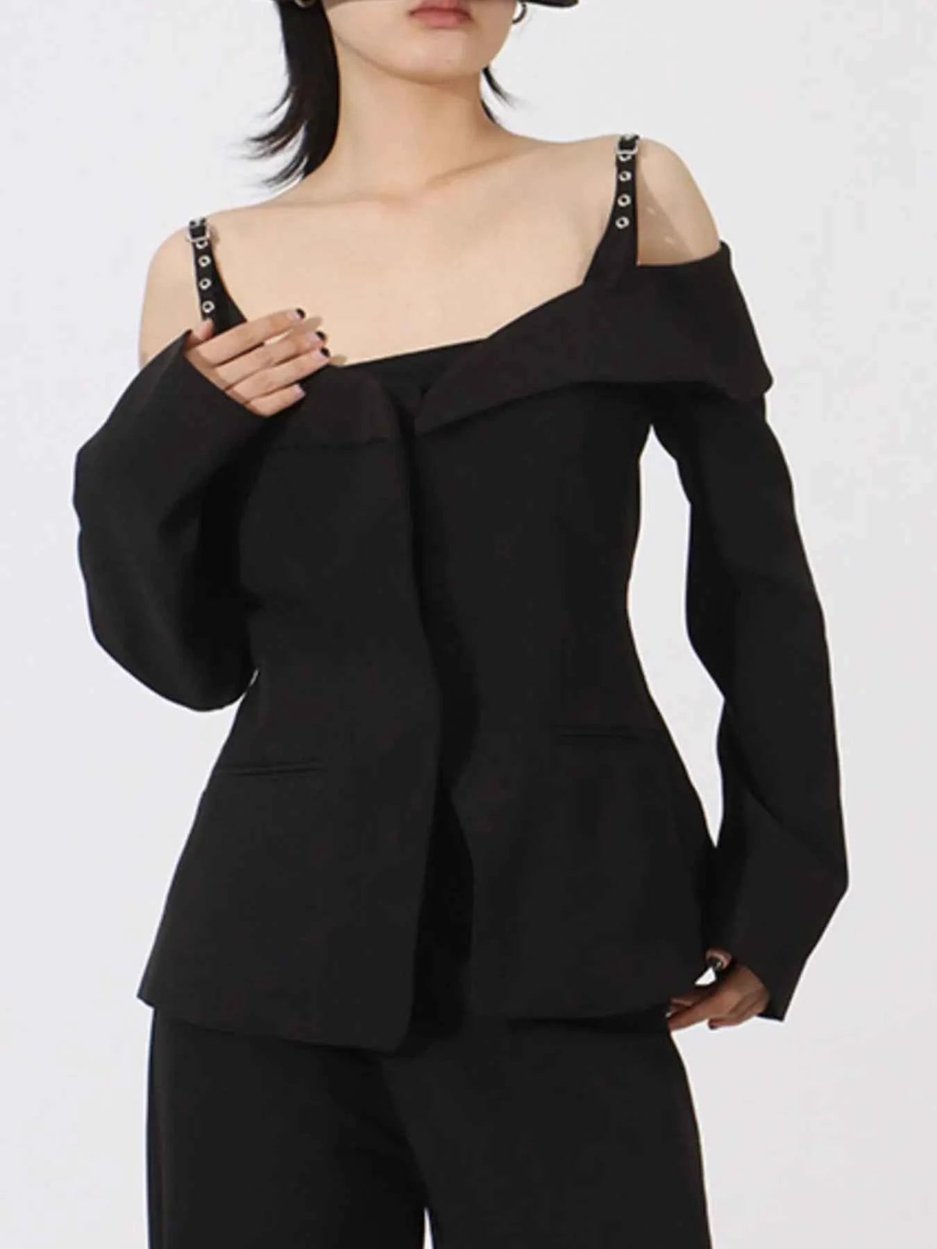 Ruffled Cold Shoulder Long Sleeve Outerwear 0ef2159f-56ae-4b29-9b5c-59e7658e94d9-Max-Origin