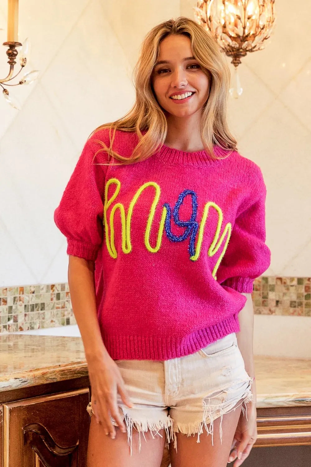 BiBi MOM Contrast Round Neck Sweater 0f1e1e89-14f9-478a-b8b6-bf1268007a73-Max