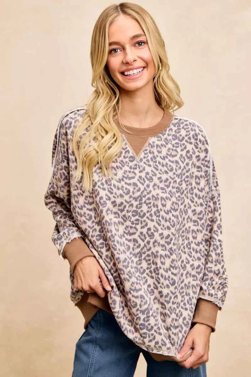 BiBi Leopard Printed French Terry Sweatshirt 0f4405959ea64494ad374b9c44181d81-Max-Origin