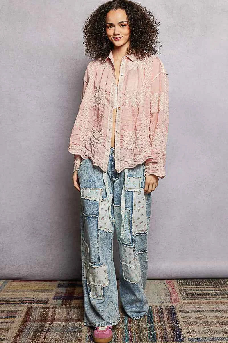 POL Embroidery Button Down Long Sleeve Shirt 0f584de7-d194-4d2b-ba66-5763d48d7f0f-Max-Origin