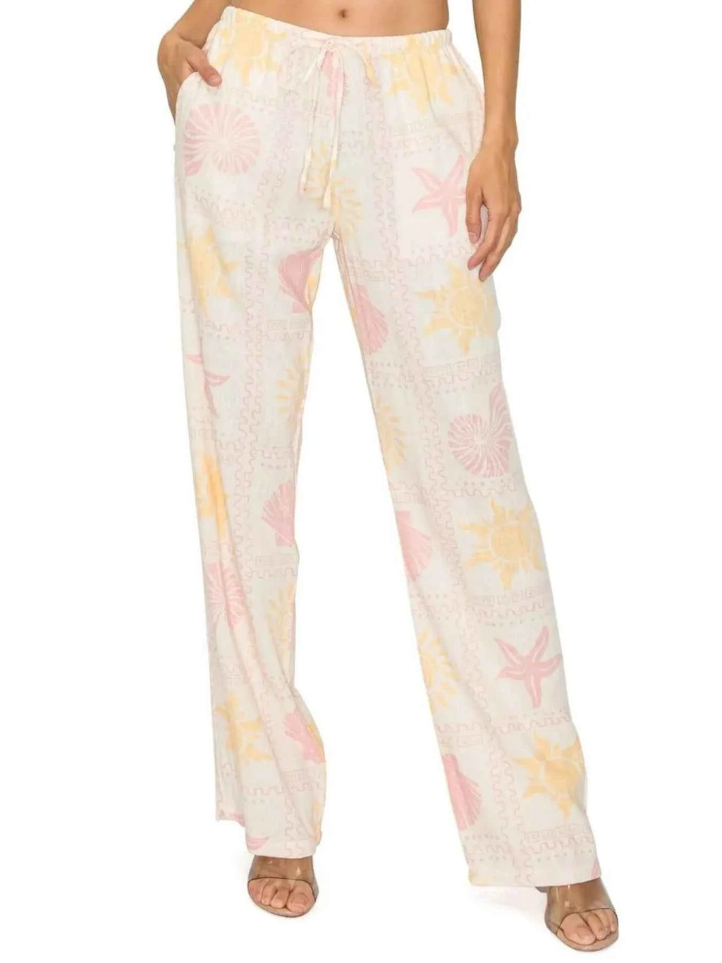 Printed Drawstring Straight Pants 0f77c72b-1d22-4cd4-8726-da6b1dcf330d-Max-Origin