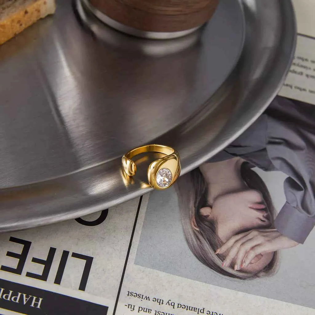 18K Gold-Plated Rhinestone Open Ring 0f8ab83c-ef7a-444a-9c05-434d0e1ecaea-Max-Origin