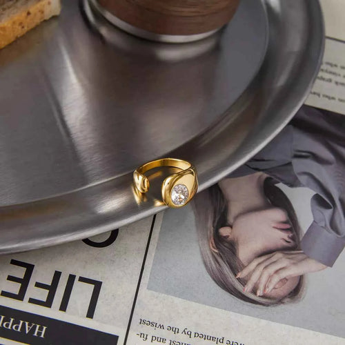 18K Gold-Plated Rhinestone Open Ring 0f8ab83c-ef7a-444a-9c05-434d0e1ecaea-Max-Origin