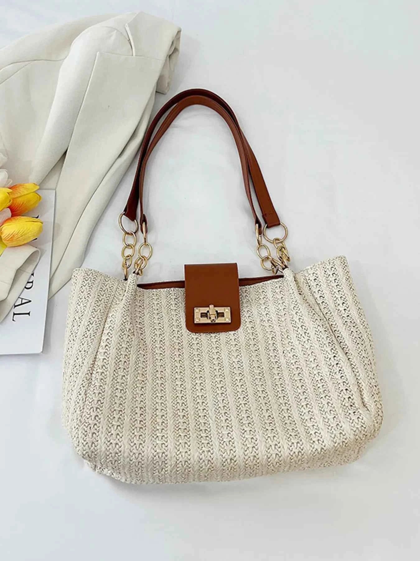 Woven Straw Shoulder Bag 0f8db4cccb294c9d9b1d4a0cef7b802d-Max-Origin