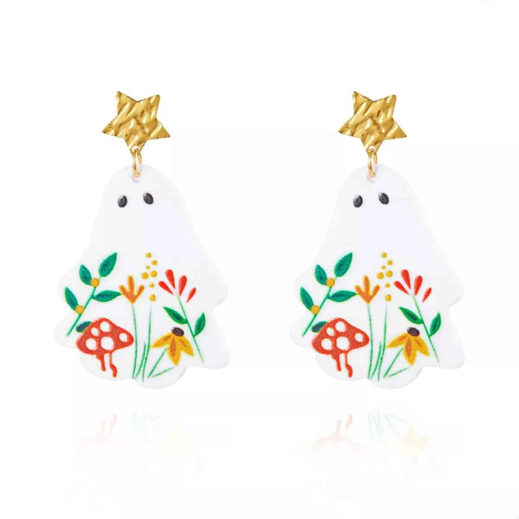 Whimsical Ghost Earrings with Floral Design 0f8e7ad8-4a48-4cce-bbe4-4d3b03b16baf-Max-Origin