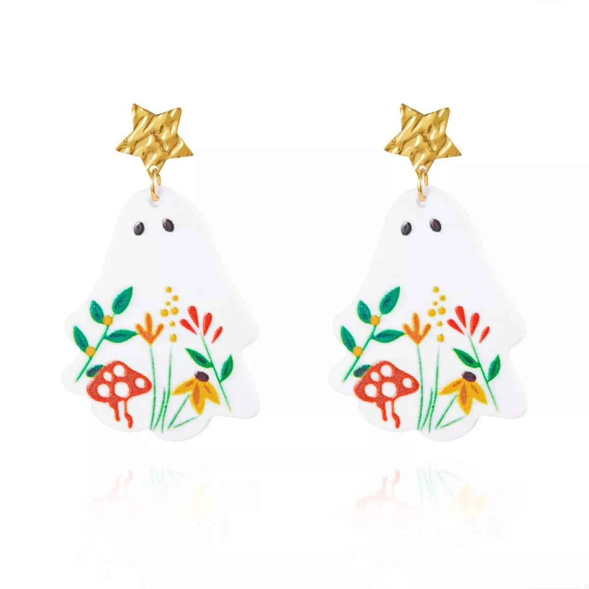Whimsical Ghost Earrings with Floral Design 0f8e7ad8-4a48-4cce-bbe4-4d3b03b16baf-Max-Origin