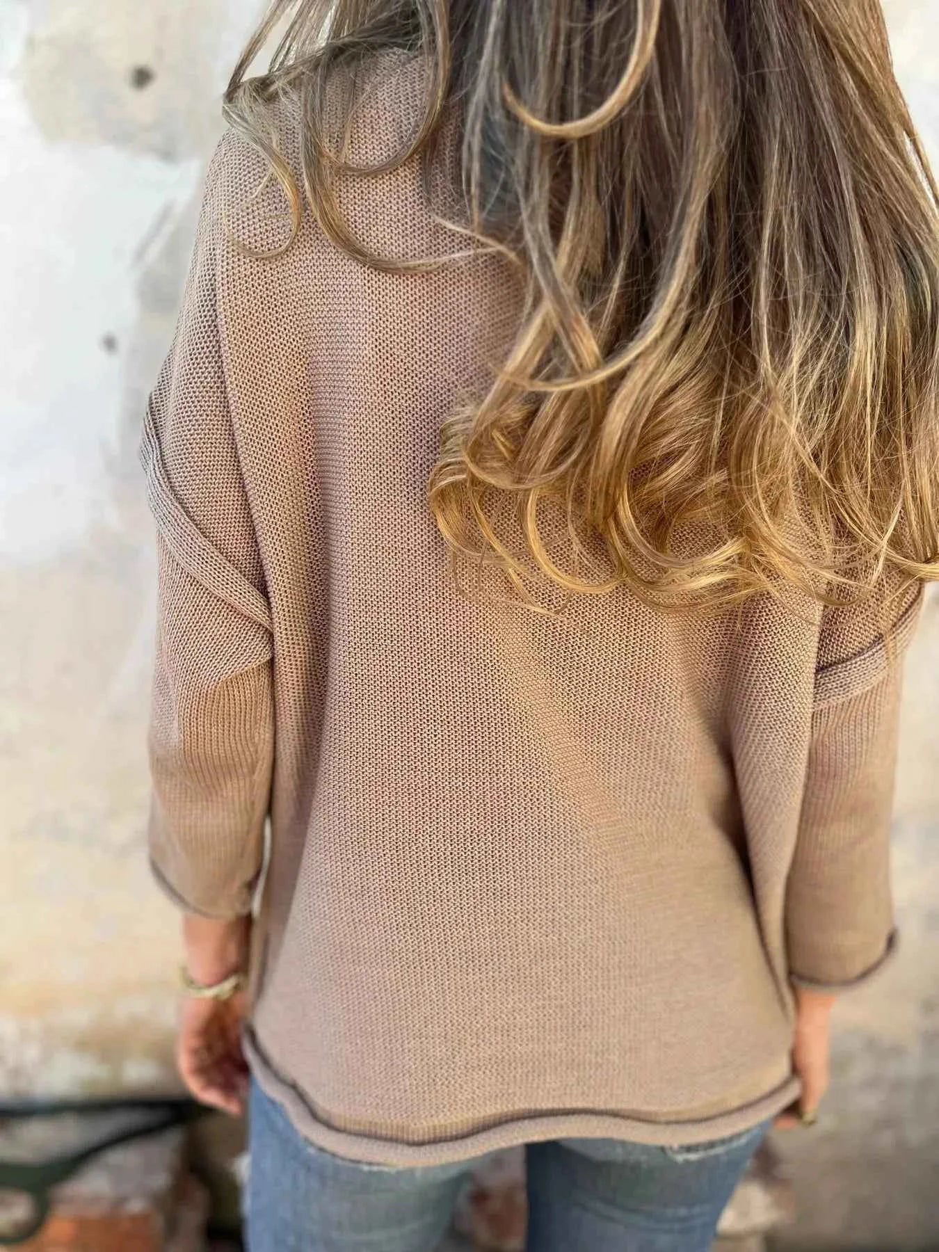 Full Size Casual V-Neck Knit Sweater Plus Size 0fcce4b2-2092-44d5-b6d9-cd50a65f73a5-Max-Origin