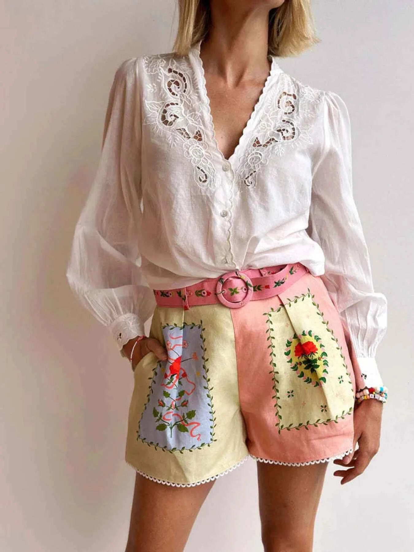Printed Short Sleeve Shirt and Shorts Set 102567ab1a8c4ea18d2dbda12346653a-Max-Origin