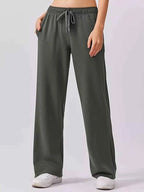 Relaxed Fit Quarter-Zip Top and Pants Set 102fe199f35548e09a34ad1e4999d899-Max-Origin