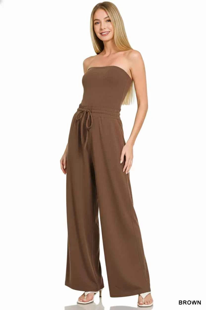 Zenana Tube Top Jumpsuit with Drawstring Waist 103ac5da-f842-484c-af00-e7db2b8d3314-Max-Origin