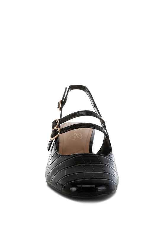 Cananga Block Heel Slingback Sandals 104ce45c-87b3-4182-8088-4e42facdbb86