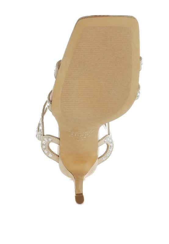 Romashka Cut Out Detail Stiletto Heel Sandals 1053a4f5-17ae-4eaf-b103-0c18abde36ab